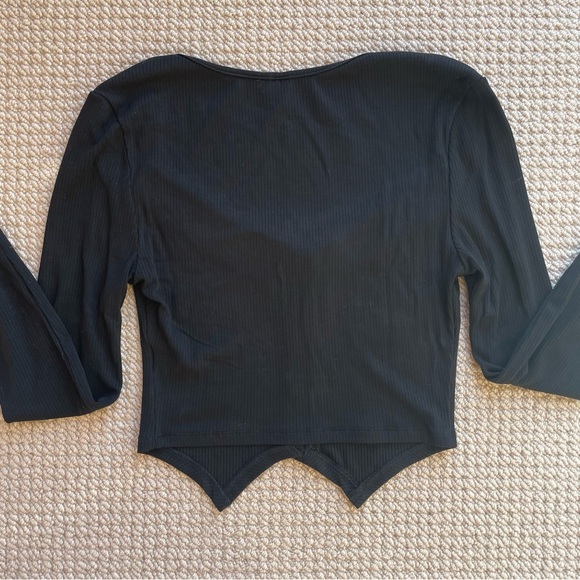 Shein Mod Long-Sleeved Crop Top Size S - Picture 7 of 11